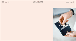 Desktop Screenshot of leoetviolette.com